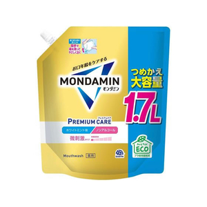 アース製薬 モンダミン プレミアムケア ホワイトミント 詰替 1700mL FCE216T-イメージ1