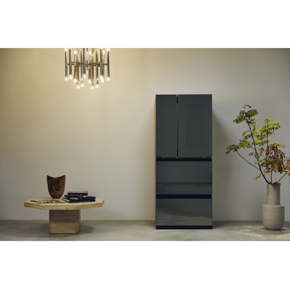 ツインバード 354L 4ドア冷蔵庫 ブラック HR-EI35B 354L