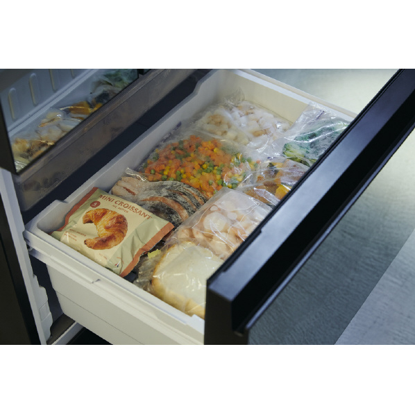 ツインバード 354L 4ドア冷蔵庫 ブラック HR-EI35B 354L