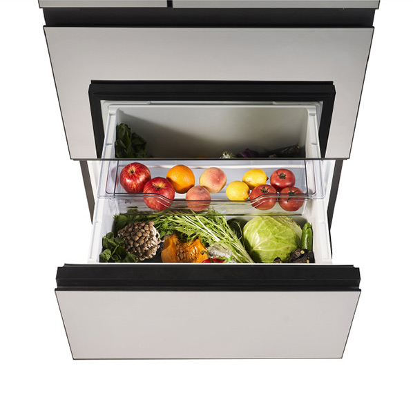 ツインバード 354L 4ドア冷蔵庫 ブラック HR-EI35B 354L