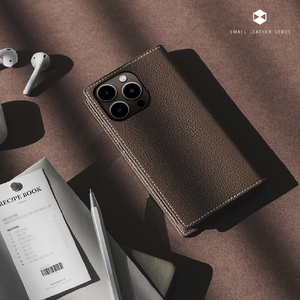 SLG Design iPhone 14 Pro Max用Full Grain Leather Case ブラウンクリーム SD24351I14PMBC-イメージ11