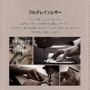 SLG Design iPhone 14 Pro Max用Full Grain Leather Case ブラウンクリーム SD24351I14PMBC-イメージ5