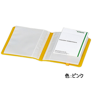 コクヨ カードホルダー(ノビータ)固定式 ミニタイプ ピンク F872281-ﾒｲ-N1212P-イメージ2