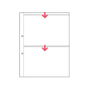 コクヨ クリアーブック A4リフィル 2ポケット 2穴 100枚 1箱(100枚) F836529-ﾗ-A22N-イメージ2