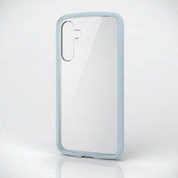 エレコム Galaxy A54 5G用TOUGH SLIM LITEケース フレームカラー ライトブルー PM-G233TSLFCBU