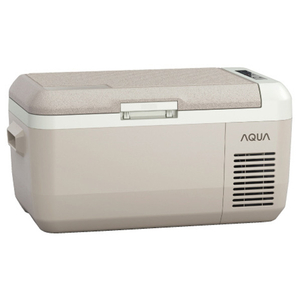 AQUA ポータブル冷凍冷蔵庫 グレージュ AQP-M3R(H)-イメージ2