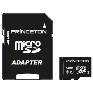 プリンストン UHS-I規格対応 microSDカード(64GB) PMSDU-64G-イメージ1