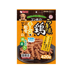 マルカン サンライズ/ゴン太の旨味鶏とチーズ&粒粒軟骨ジャーキー野菜420g FCC9381-イメージ1