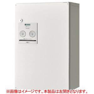 パナソニック 宅配ボックス ハーフタイプ(左開き) COMBO 漆喰ホワイト CTNR4030LWS-イメージ1