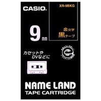 カシオ カシオネームランドテープ XR-9BKG