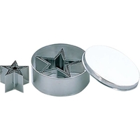 エムテートリマツ 18-0 パテ抜型 星 12pcsセット FCM7410-026105001