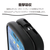 エレコム iPhone17 Pro用Grippy ハイブリッドケース フレームカラー メタルステッカー付 ブラック PM-A25CGRPFCBK-イメージ3