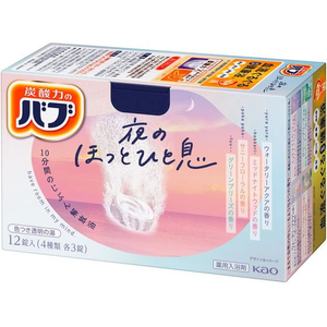 KAO バブ 夜のほっとひと息 12錠入 FCE762K-イメージ1