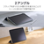 エレコム iPad(A16) フラップケース 薄型軽量 背面クリア 2アングル ブルーグレー TB-A25RWVBG-イメージ6