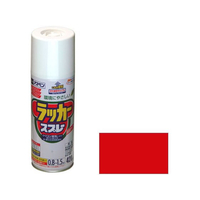 アサヒペン アスペンラッカースプレー 420ml 赤 FC251NS