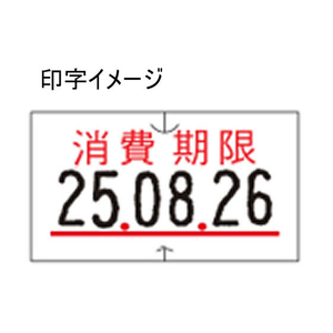 サトー ハンドラベラーSP・UNO1C共通ラベル 消費期限 強粘 10巻 FC200NT-419999071-イメージ2