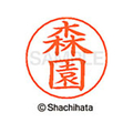 シヤチハタ ネームペン用ネーム シルバー 既製 森園 FC47679-X-GPS-1908