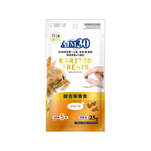 マルカン AIM30 カリッとトリーツチキン総合栄養食 5g×5袋 FC066PU-SAI-056-イメージ1