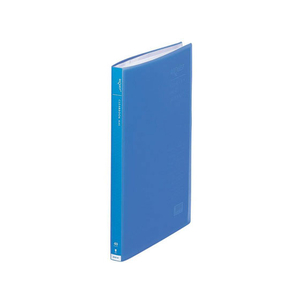 リヒトラブ リクエスト 透明クリヤーブック A4タテ 40ポケット ブルー FC43960-G3102-8-イメージ1