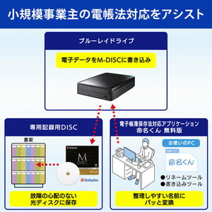 I・Oデータ 電子帳簿保存用外付ブルーレイドライブ BRD-UT16D/M1-イメージ4