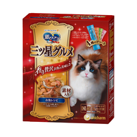 ユニ・チャームペットケア 銀のスプーン三ツ星グルメ 全猫用お魚レシピに贅沢素材4種のアソート 200g ﾐﾂﾎﾞｼｸﾞﾙﾒｵｻｶﾅ4ｼﾕｱｿ-ﾄ200G