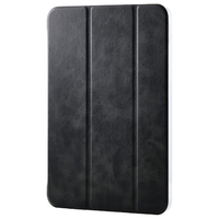 エレコム iPad(A16) フラップケース 薄型軽量 背面クリア 2アングル ブラック TB-A25RWVBK