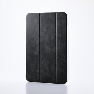 エレコム iPad(A16) フラップケース 薄型軽量 背面クリア 2アングル ブラック TB-A25RWVBK-イメージ1