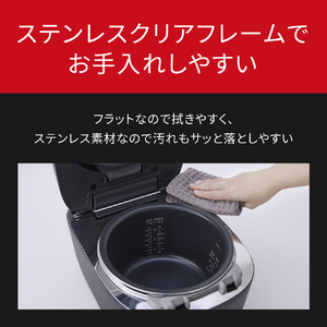 パナソニック 可変圧力IH炊飯ジャー(1升炊き) ブラック SR-N518D-K-イメージ13