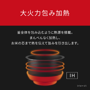 パナソニック 可変圧力IH炊飯ジャー(1升炊き) ブラック SR-N518D-K-イメージ9