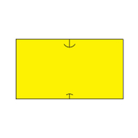 サトー ハンドラベラーSP・UNO1C共通ラベル 黄色 強粘 10巻 FC201NT-419999021