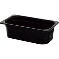 EFAY メラミン ガストロノームパン ブラック 1／3 65mm MEGN-1365BK FC756LC-1215450