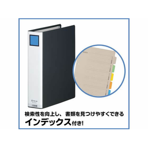 キングジム キングファイルG 片開きA4タテ50mm 黒10冊 1箱(10冊) F807287-975GXｸﾛ-イメージ6