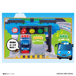 バンダイ ちびっこバス タヨ くねくね道路&信号機プレイセット ﾀﾖｸﾈｸﾈﾄﾞｳﾛｼﾝｺﾞｳｷﾌﾟﾚｲｾﾂﾄ-イメージ3
