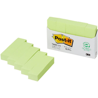 3M ポスト・イット 見出し 再生紙 50×15mm グリーン 5冊 F128630-700RP-GN