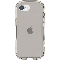 グルマンディーズ iPhone 16e用クリスタルクリアケース ベージュ GMD-31BE