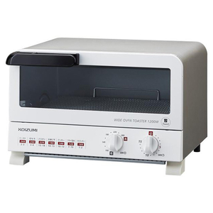 KOIZUMI オーブントースター ホワイト KOS1204W-イメージ1