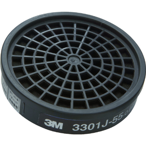 ３Ｍ 有機ガス用吸収缶 ３３０１Ｊ－５５ 3M 防毒マスク直結式小型 有機ガス用吸収缶 3301J-55-イメージ1