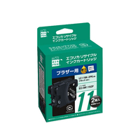 エコリカ ブラザー用リサイクルインクカートリッジLC11BK-2PK F856720-ECIBR11B2P