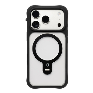 Ｈａｍｅｅ iPhone18 Pro/17 Pro用 MAGSYNQ ｽﾀﾝﾄﾞｹｰｽ IFACE LEANY ブラック 41-193543-イメージ1
