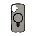 Hamee iPhone17用 MAGSYNQケース IFACE LOOK IN CLEAR HYBRID ブラック／フロスト 41-183544