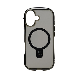 Hamee iPhone17用 MAGSYNQケース IFACE LOOK IN CLEAR HYBRID ブラック／フロスト 41-183544-イメージ1