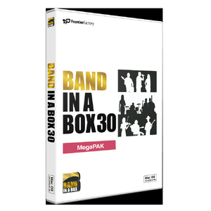 フロンティアファクトリー Band-in-a-Box 30 for Mac MegaPAK BANDINABOX30MGMU-イメージ1