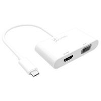 j5 create USB-C to デュアル VGA & HDMI Multi-Display Adapter JCA174