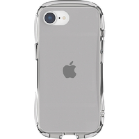 グルマンディーズ iPhone 16e用クリスタルクリアケース スモーク GMD-31SK