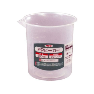 アサヒペン PPビーカー 500mL 3573-05 FCB972G-イメージ1