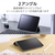 エレコム iPad(A16) フラップケース 薄型軽量 ファブリック 背面クリア ブラック TB-A25RWVCBK-イメージ6