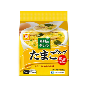 東洋水産 素材のチカラ たまごスープ 5食パック F184641-イメージ1