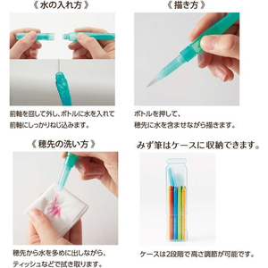 ぺんてる 水彩スティック アンティークミックス 12色 FC783PK-GSS1-12AN-イメージ6