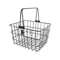 キャプテンスタッグ ワンタッチ バスケット 前用・折りたたみ車用 ブラック FCT9957-Y-5155