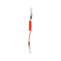 オーエッチ工業 OH/落下防止用セーフティコードステンレスワイヤー入 WLL5Kg レッド レッド FC761FT-3958876